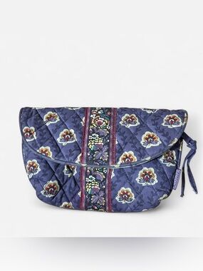 Maggib purple quilted make up bag